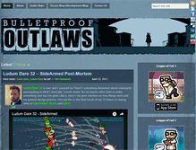 Tablet Screenshot of bulletproofoutlaws.com